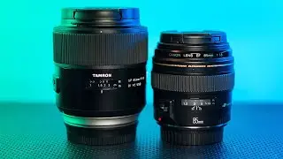 Tamron SP 85mm f/1.8 VS. Canon EF 85mm f/1.8 on the Canon EOS M50 EF-M Camera