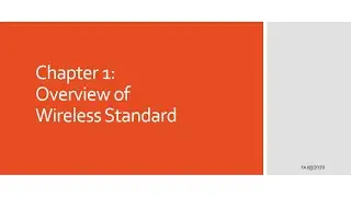 Overview of Wireless Standard