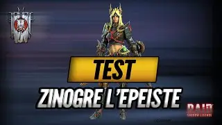 Test Zinogre l'Epéiste - Situationelle mais Féroce ! - Raid Shadow Legends - Serveur Test