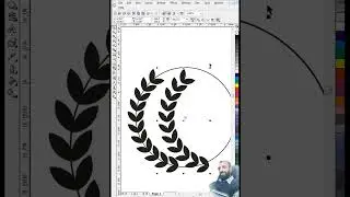 Leaf Circle Logo | How To Make A Simple Leaf Logo, CorelDraw, 