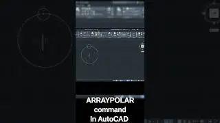 ARRAYPOLAR command in AutoCAD