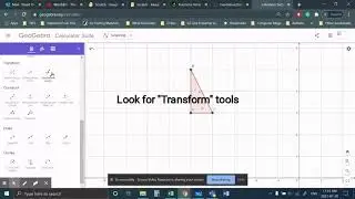 How to Reflect a Shape on a Line Geogebra