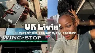 chilling in Birmingham🇬🇧|| family time, games, getting new iPhone, trying WINGSTOP in the UK!| VLOG🤍