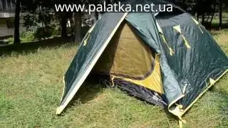 Палатка Scout-3 Tramp,  установка и краткий обзор