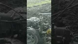 самодельный мотоблок с фрезой.