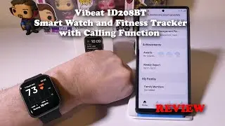 Vibeat ID208BT Smart Watch and Fitness Tracker with Calling Function REVIEW