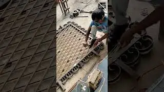 metal window grill vintage design