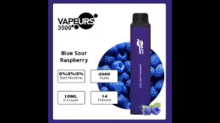 VAPEURS Vapeurs 3500 puffs with 10ml eliquid (2022)