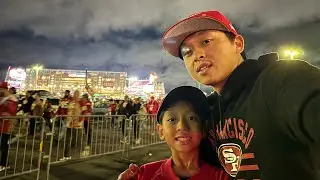 My son and I went to our FIRST 49ers football game at Levi’s Stadium #vlog #49ers #nfl