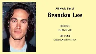 Brandon Lee Movies list Brandon Lee| Filmography of Brandon Lee