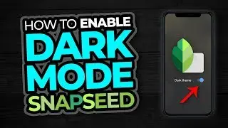 Turn On Snapseed Dark Mode | Snapseed Tutorial