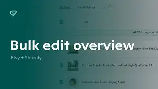 Bulk Edit Overview in Vela