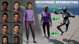 Unreal Engine 5 Retarget and Replace Mannequin with a MetaHuman