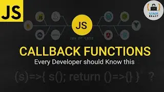 Callback functions in JavaScript | learn JavaScript | JavaScript Begginer