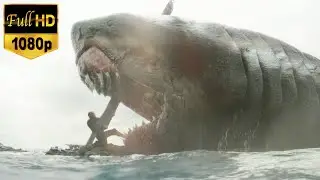 The Meg 2 The Trench (2023) - Jonas kills the Apex megalodon [HD 1080p]