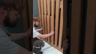 DIY.Реечная перегородка как лестничное ограждение.