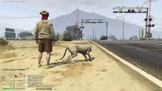 FIVEM Grand Canyon State Roleplay, Chris takes his pet cat for a drive!