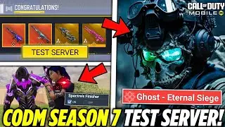 *NEW* Season 7 Leaks! Test Server + 2 Mythic Characters + New Finisher & Negative CP! Cod Mobile!