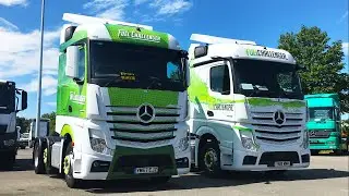 Mercedes-Benz Actros 4 Vs Actros 5 Fuel Challenger - MP4 MP5 with MirrorCam Fuel Saving