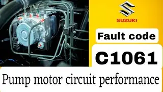 Suzuki C1061 Pump motor circuit performance, easy fix car hospital.