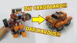 DIY CARDBOARD TOBOT V MONSTER CAN TRANSFORM (TOBOT GALAXY DETECTIVE) NEW TOBOT