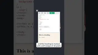 How to add CSS - Part 2 - Internal CSS - 