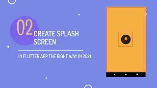 Create Real Flutter Splash Screen - Flutter Native Splash Package - Android 2021