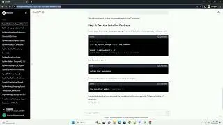 How to install Python package with CMake