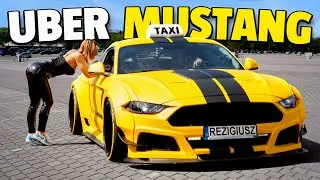 MUSTANG REZIEGO NA UBERZE i TAXI! | Nocne upalanie ft. czvjnik i zlot motoryzacyjny!