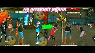 DOING NO INTERNET PRANK 😆 SOLO 🎮 | HUNTER FF | FREE FIRE 🔥