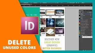 Easily Get Rid of Unused Color Swatches in InDesign //DESIGN LIKE A PRO