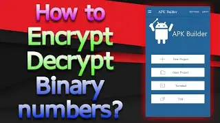How to Encrypt Decrypt Binary numbers? (Android JAVA)