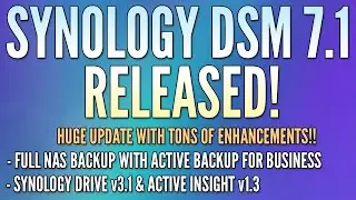 Synology DSM 7.1 RELEASED + my favorite new feature!