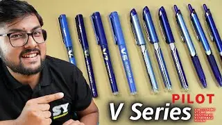 Pilot V-series - V5/V7/V10 | Cartridge system | Grip | Rt Series - Best Rollerballs for Students? 🔥🔥