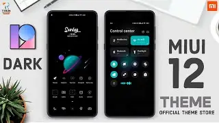 OFFICIAL DARK MIUI 12 THEME | BEST DARK THEME FOR ALL XIAOMI DEVICES | NEW DARK THEME IN MIUI 12