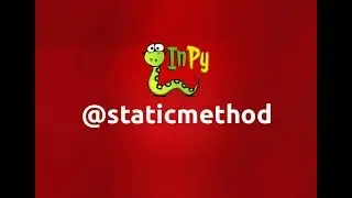 staticmethod decorator in Python
