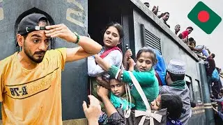 TRAVELLING IN WORLD'S MOST CROWDED TRAIN 