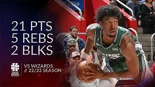 James Wiseman 21 pts 5 rebs 2 blks vs Wizards 22/23 season