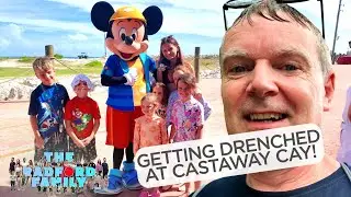 Disney Cruise Day 6 - Getting Drenched at Castaway Cay! | The Radford Family