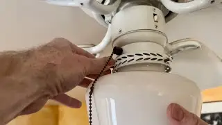 How To Change The Light Bulb In A Ceiling Fan