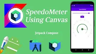 How to Implement SpeedoMeter using Canvas in Jetpack Compose | Android | Kotlin | Make it Easy