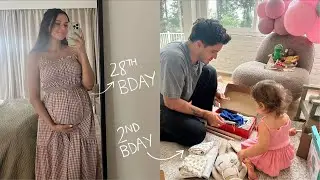 my daughter turns 2 & I turn 28!! (month vlog)