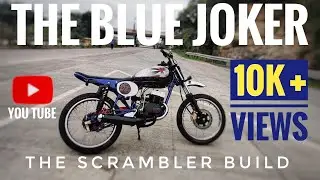 Custom Scrambler Build | Suzuki Samurai | The Blue Joker | How To Build a Scrambler Motorcycle
