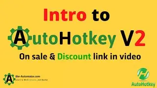 🆕 Course: Intro to AutoHotkey in v2 | Save big💲