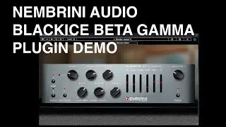 NEMBRINI AUDIO BLACKICE BETA GAMMA Bass Amp Sim Plugin Demo