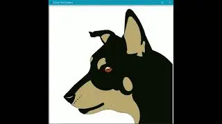 Dog Drawing in Python || blacky 🐕