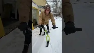 Снегоход из BMX😳 ТЕСТ-ДРАЙВ