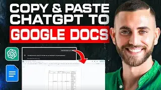 How to Copy and Paste Table From ChatGPT to Google Docs (2024) | Easy Guide