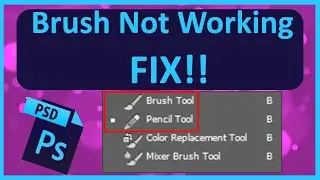 [Fix] Photoshop brush not working properly