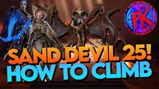 No More 5 Star Needed! How To Climb Sand Devil! Godseeker-Ninja! | Raid: Shadow Legends